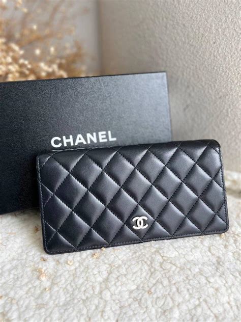 chanel wallet with phone holder|chanel classic bifold wallet.